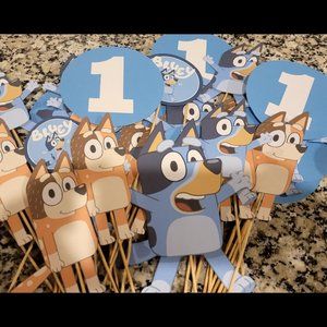 Bluey birthday party 39 pieces